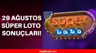 Süper Loto sonuçları açıklandı! 29 Ağustos Pazar Süper Loto sonucu sorgulama! Süper Loto ikramiyesi ne kadar?