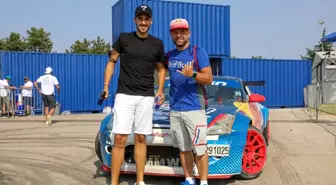 Ünlü oyuncu Ümit Erdim Red Bull sporcusu Abdo Feghali ile drift yaptı