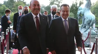 Dışişleri Bakanı Çavuşoğlu, Sırbistan Ulusal Meclisi Başkanı Daçiç ile görüştü