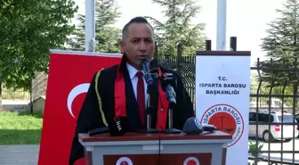 Isparta'da yeni adli yıl dolayısıyla tören düzenlendi