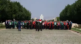 Yargıtay adli yılın ilk gününde Anıtkabir'e ziyaret gerçekleştirdi