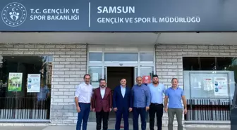 Musa Aydın, Samsun Gençlik ve Spor İl Müdürlüğü'nü ziyaret etti