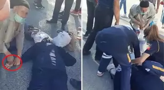 Eşine minübüs çarpan Nuri Dede, hayat arkadaşının elini tutup dakikalarca adını sayıkladı