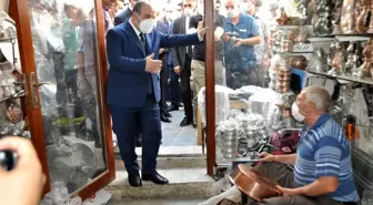 Son Dakika | Bakan Varank Mardin'de esnafla bir araya geldi