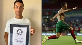 Tarihin her sayfasında artık o var! Ronaldo, İrlanda'ya attığı gollerle Guinnes Rekorlar Kitabı'na girdi