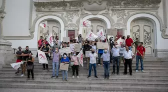 ABD Kongresi heyetinin Tunus ziyareti protesto edildi