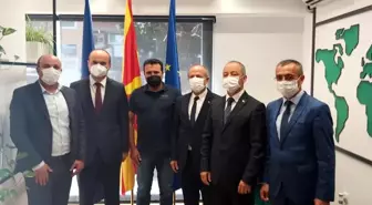 Vali Canalp, Kuzey Makedonya Başbakanı Zaev ile görüştü