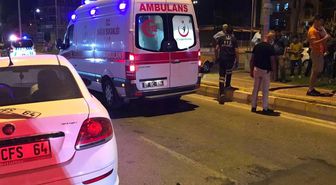 Otomobil refüje çıktı: 2 yaralı