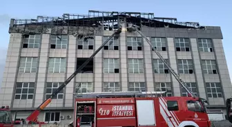 İstanbul'da bir iş yerinde yangın çıktı