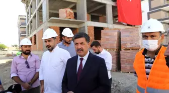 Erzincan'da kentsel dönüşüm projesi 1. etapta yer alan konutların son betonu dökülüp kura tarihleri belli oldu