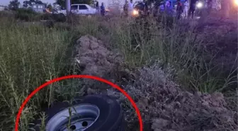 Son dakika haber... Kamyonun fırlayan tekerlerinden biri Lamia'yı öldürdü, diğeri zincirleme kazaya neden oldu