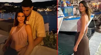 Sevgilisi Devin Booker ile pozlarını paylaşan Kendall Jenner'a Türk hayranları böyle seslendi