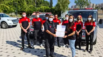 Batı Karadeniz'deki sel felaketinde görev alan NAK gönüllülerine teşekkür belgesi verildi