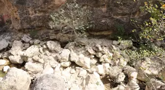 Büyük Menderes Nehri üzerindeki Kısık Kanyonunda sular çekildi