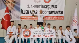 Çubuk Belediyesi Engelsiz Spor Kulübü, Çankırı'daki judo turnuvasında birinci oldu