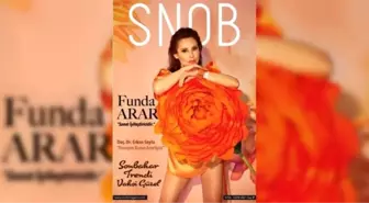 Funda Arar Snob Magazin Dergisinin yedinci sayısına kapak oldu