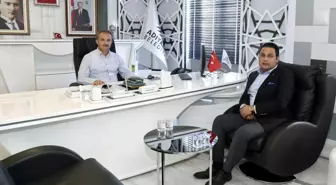 GÖLBAŞI BELEDİYE BAŞKANI YILDIRIM'DAN, BAŞKANIMIZA ZİYARET