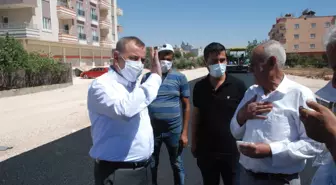 Midyat'ta konforlu ulaşım için asfaltlama çalışmaları devam ediyor