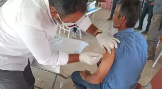 Osmaneli'nde tarım işçilerine Kovid-19 aşısı yapılıyor