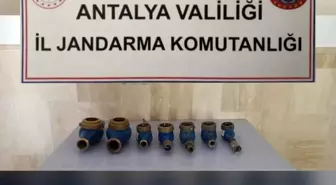 Sulama kooperatifinin su sayaçlarını çalan zanlı tutuklandı