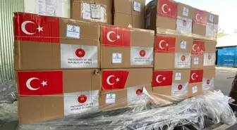 Türkiye'nin hibe ettiği 150 bin doz Kovid-19 aşısı Kırgızistan'a ulaştı