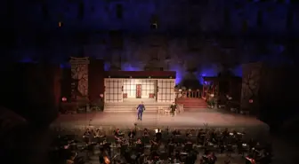 28. Uluslararası Aspendos Opera ve Bale Festivali'nde 'Madama Butterfly' operası sahnelendi