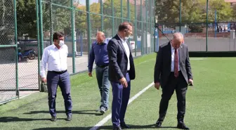 Son dakika: AK Parti Karaman Milletvekili Şeker, spor yatırımlarını inceledi