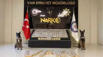 Van'da arazideki 104 kilo eroini 'Irmak' ve 'Magnum' buldu