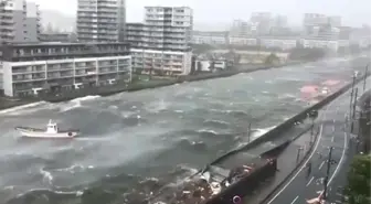 Japonya'da Chanthu Tayfunu alarmı! Yetkililer, halka sağlam binalara sığınmaları çağrısında bulundu