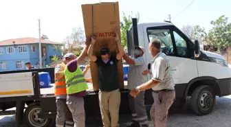 Manavgat'taki orman yangınında zarar görenlere yardımlar sürüyor