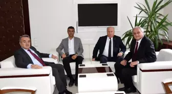 Başkan Bakkalcıoğlu'ndan Kaymakam Öztürk'e ziyaret