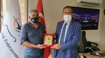 KKTC Okçuluk Federasyonu Başkanı Serhat Deniz'den TOF Başkanı Abdullah Topaloğlu'na ziyaret