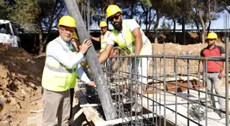 Akkeçili Mahallesi'ne çok amaçlı salon temeli atıldı