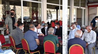 Vali Topdağı'nda vatandaşlarla buluştu