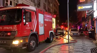 Son dakika: Bir iş yerinde çıkan yangın hasara neden oldu