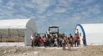 Amasya'da tarım işçilerinin çocukları için çadırkentte Kur'an kursu açıldı