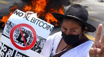 El Salvador'da Bitcoin protestoları