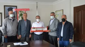 Hava Muhtarları Derneğinden Kaymakam Nayman'a 'hoş geldin' ziyareti