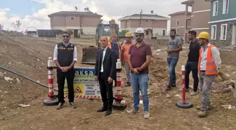 Elazığ'ın Sivrice ilçesinde doğal gaz alt yapı çalışmaları başladı