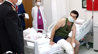 Orgeneral Ali Çardakcı'dan gazilere ziyaret