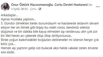 Korona tedavisi görürken aşı çağrısı yapan lokantacı hayatını kaybetti