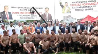 Başkan Böcek, Bayramiç Yağlı Güreşlerine katıldı