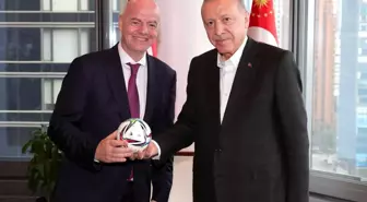 Cumhurbaşkanı Erdoğan, FIFA Başkanı Infantino'yu kabul etti