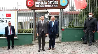 Bağcılar'da 'Mustafa Öztürk Türk Kazak Kardeşlik Parkı' açıldı