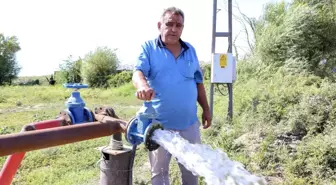 Büyükşehir bir dokunuşla, bin dönüm arazinin sulanmasını sağladı