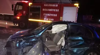 Son dakika haberi: Çanakkale'de 2 otomobilin çarpıştığı kazada 4 kişi yaralandı