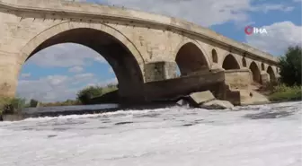 Altı asırlık Tarihi Uzunköprü'de restorasyon çalışmaları devam ediyor