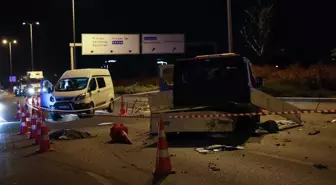 trafik kazasında bir belediye işçisi hayatını kaybetti, 3 kişi yaralandı