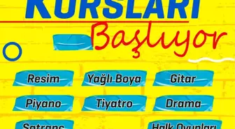 KÜLTÜR VE SANAT KURSLARI İÇİN BAŞVURULAR BAŞLADI