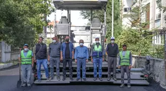 Kütahya'da 8 sokağa 6 bin ton asfalt